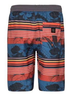Protest Reese JR Long swim shorts - Airforces Blue and Red