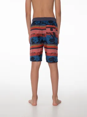 Protest Reese JR Long swim shorts - Airforces Blue and Red