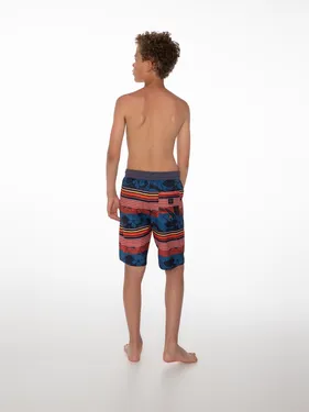 Protest Reese JR Long swim shorts - Airforces Blue and Red