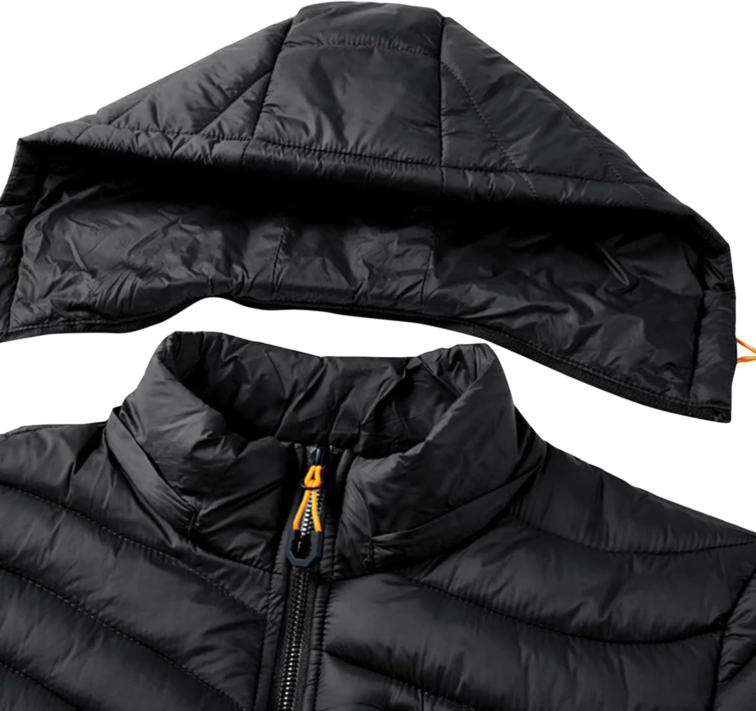 Puffer Jacket for Teen Boys Thicken Long Sleeve Winter Coat Classic Running Rain Jacket with Pockets Down Parka Jacket