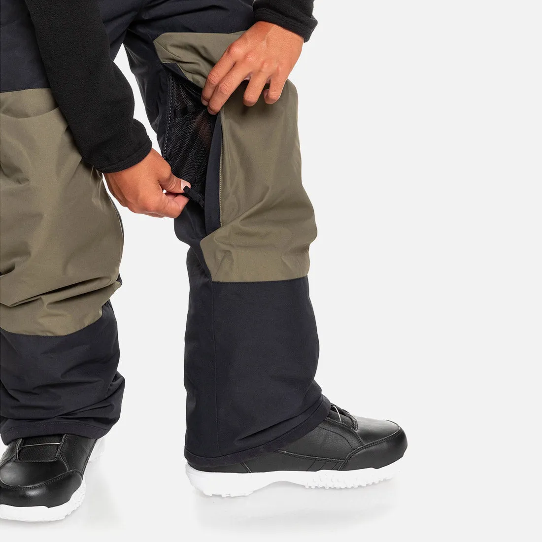 QUIKSILVER Mash Up Youth Bib Pant 2023 - True Black
