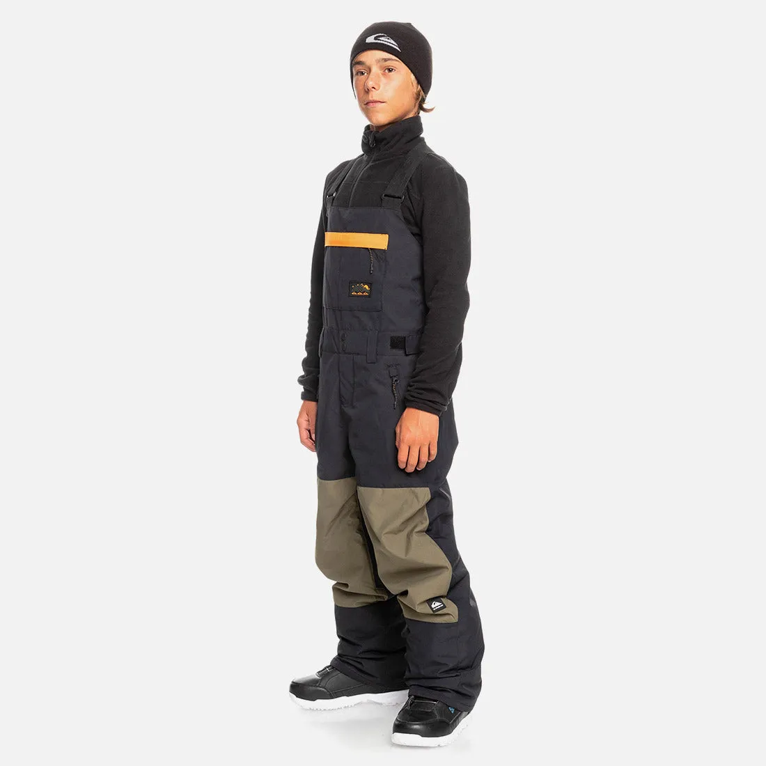 QUIKSILVER Mash Up Youth Bib Pant 2023 - True Black