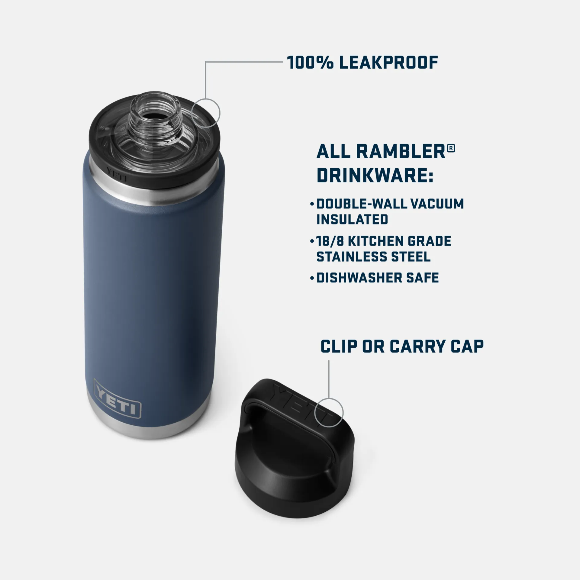 Rambler 26oz Water Bottle w/ Chug Cap