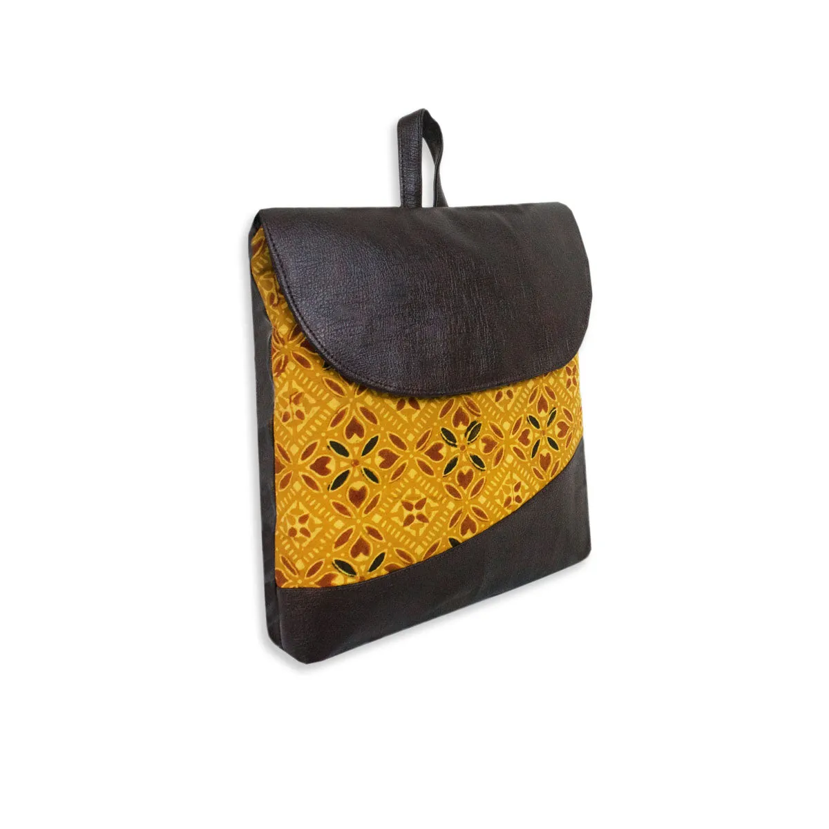 Rangoli Block-printed Backpack