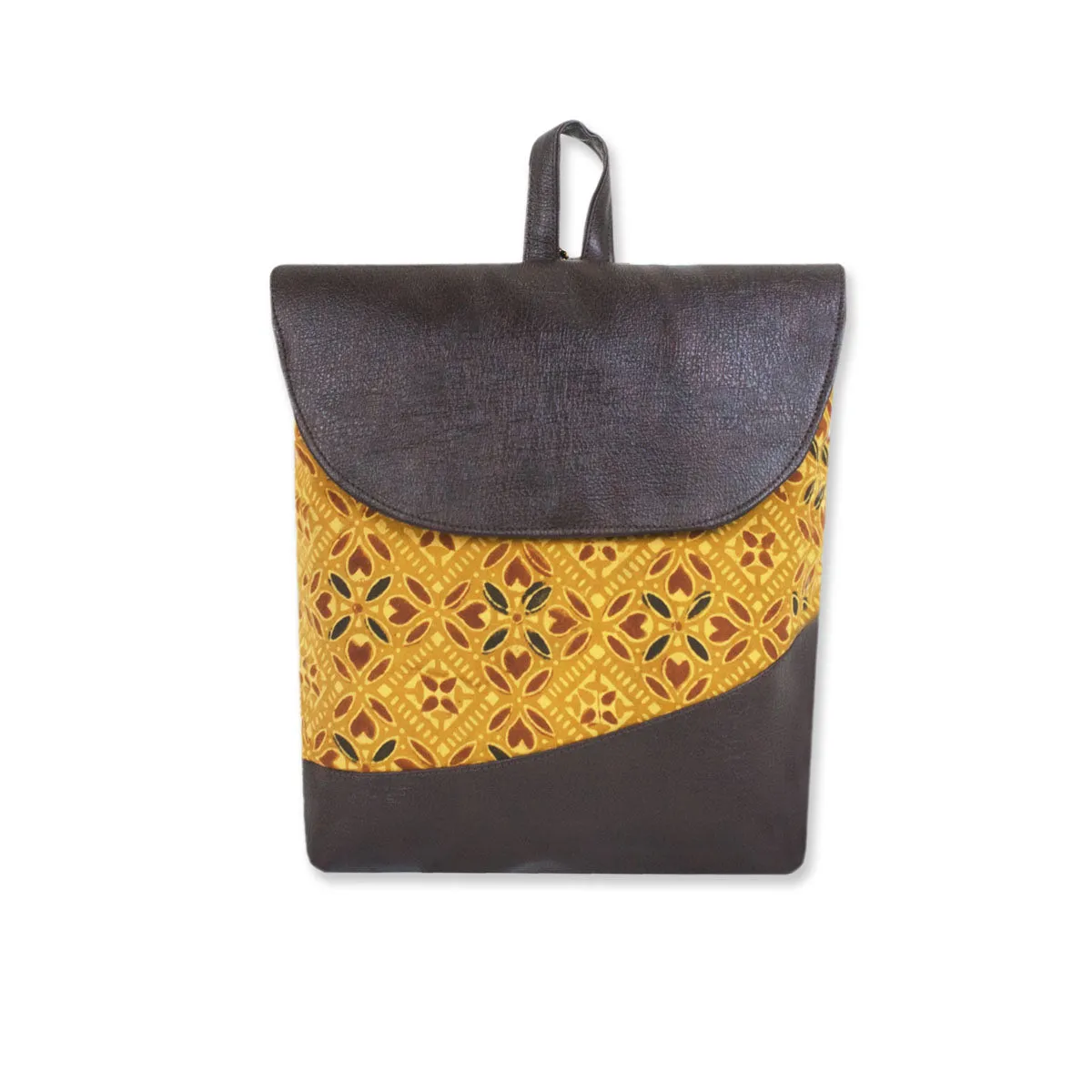 Rangoli Block-printed Backpack