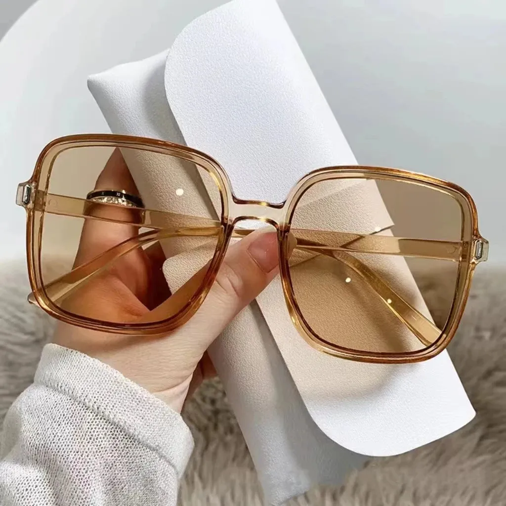 Rectangle Square Eyewear Women's UV400 Sunglasses