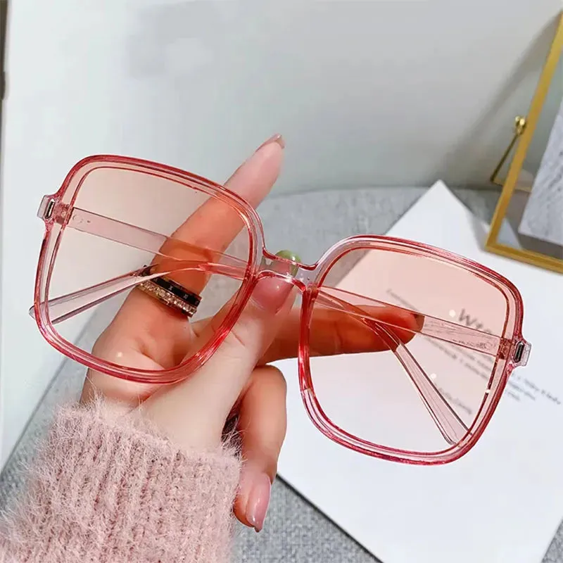 Rectangle Square Eyewear Women's UV400 Sunglasses