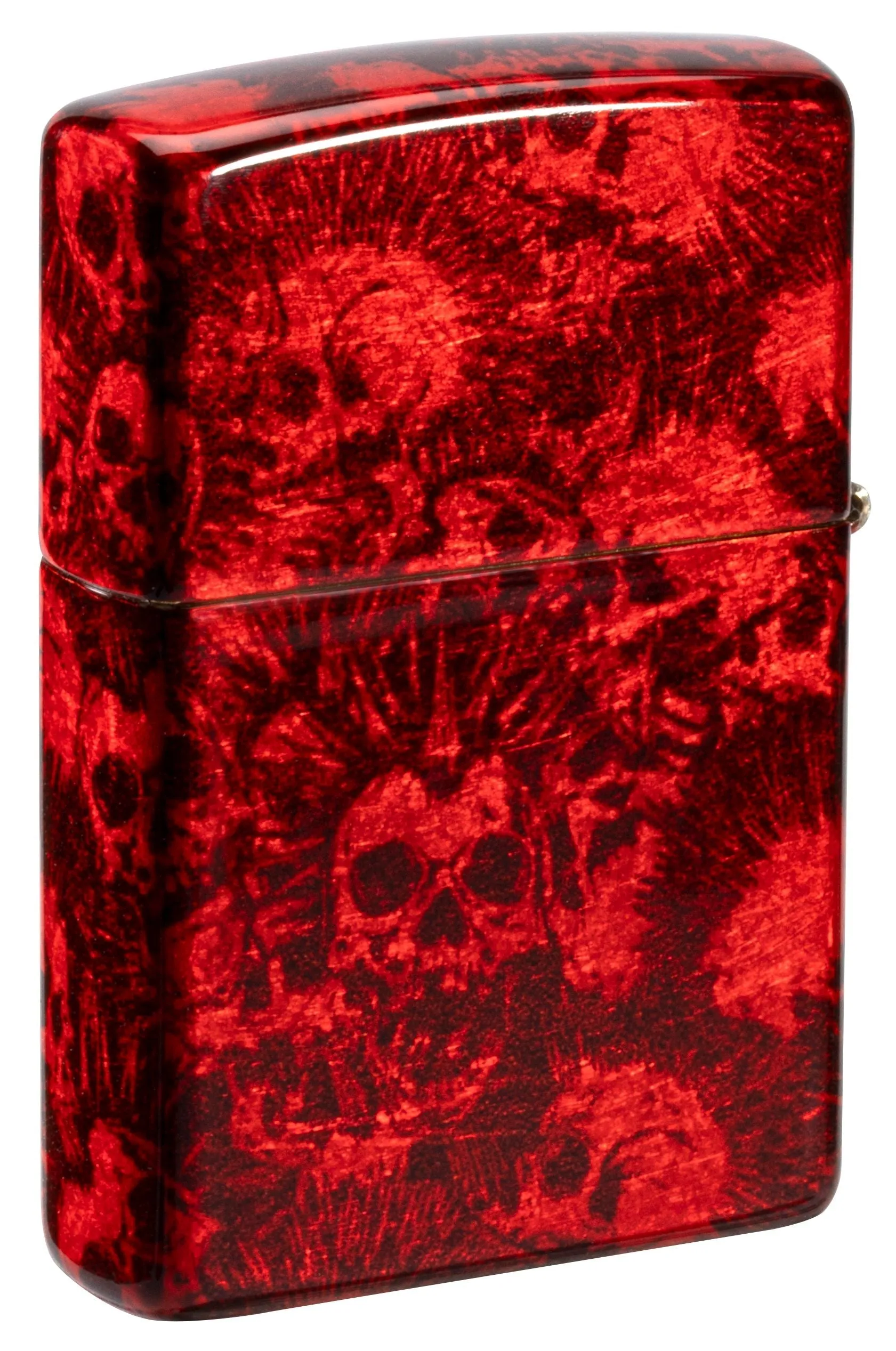 Red Punk Skulls Design