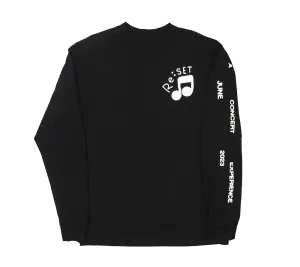 RE:SET MUSIC MAN LONG SLEEVE SHIRT BLACK