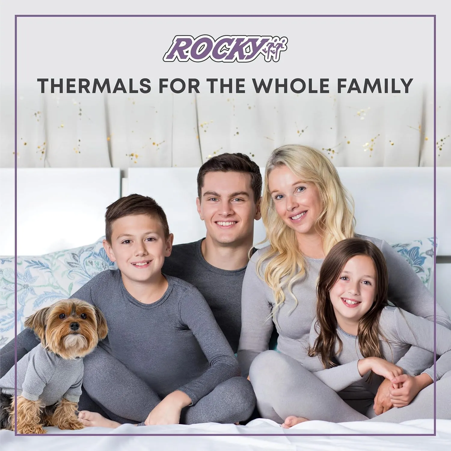 Rocky Thermal Shirts for Women Fleece Lined Base Layer Tops Long Johns Underwear, Warm Insulated Extreme Cold Weather Pajamas