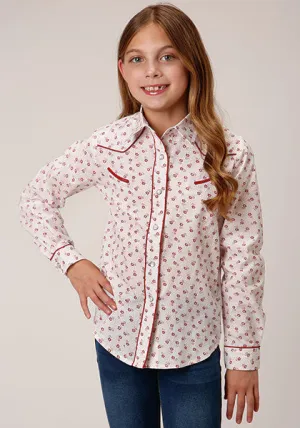 Roper Girls Long Sleeve Shirt Style 01-080-0086-3057