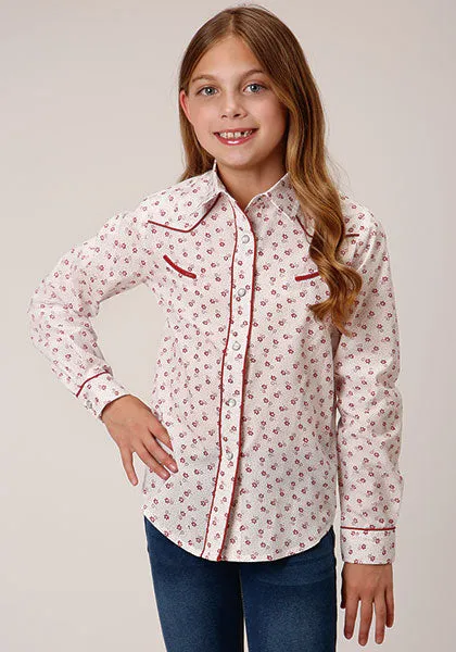 Roper Girls Long Sleeve Shirt Style 01-080-0086-3057