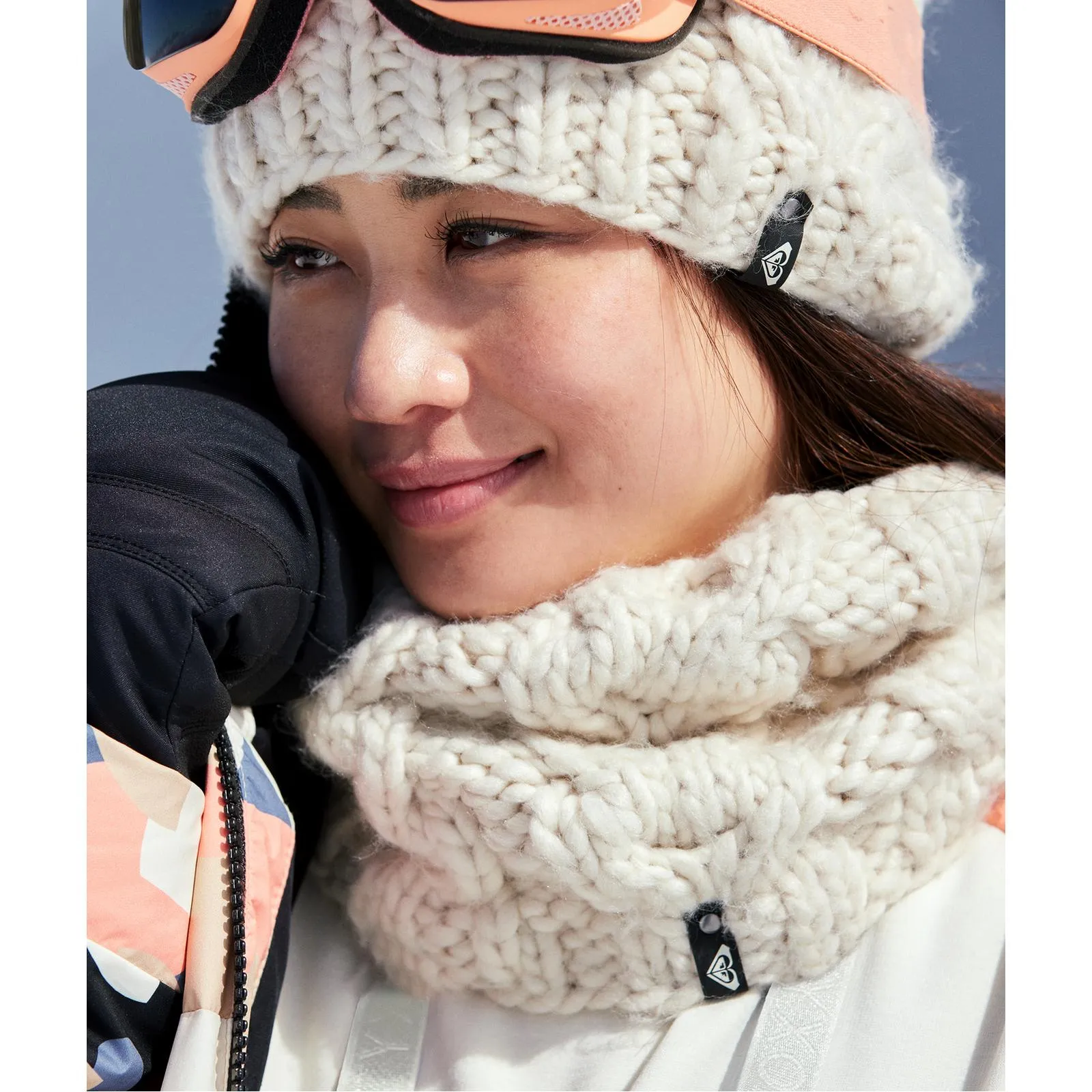 Roxy Womens Winter Chunky Collar Scarf