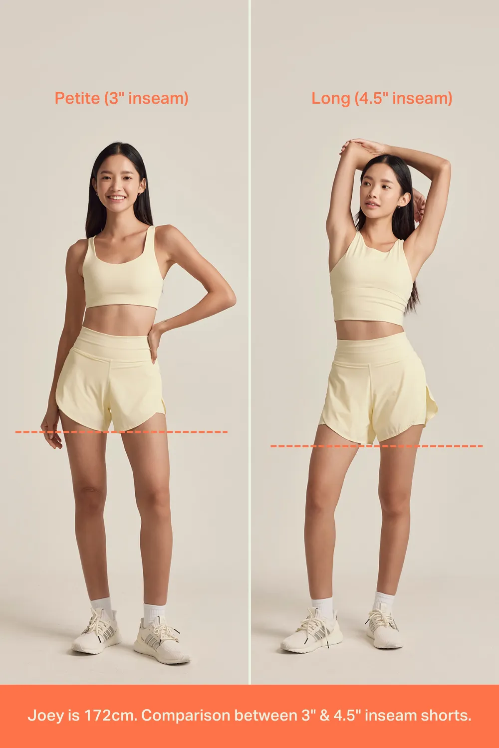 Run Shorts (Long 4.5") in Black Sesame