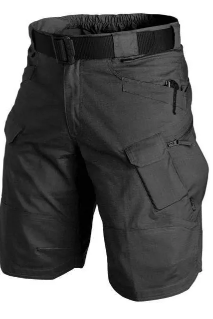 S-5XL Plus Size Mens Waterproof Tactical Hiking Camping Cargo Shorts