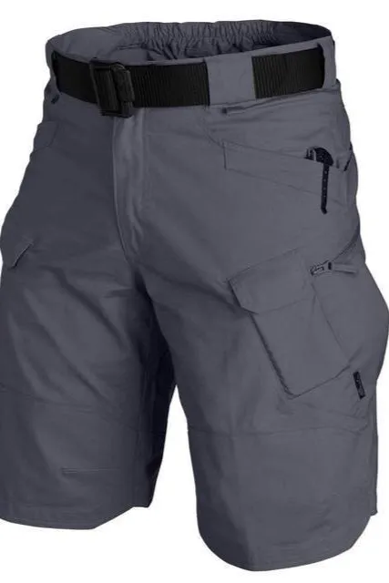 S-5XL Plus Size Mens Waterproof Tactical Hiking Camping Cargo Shorts