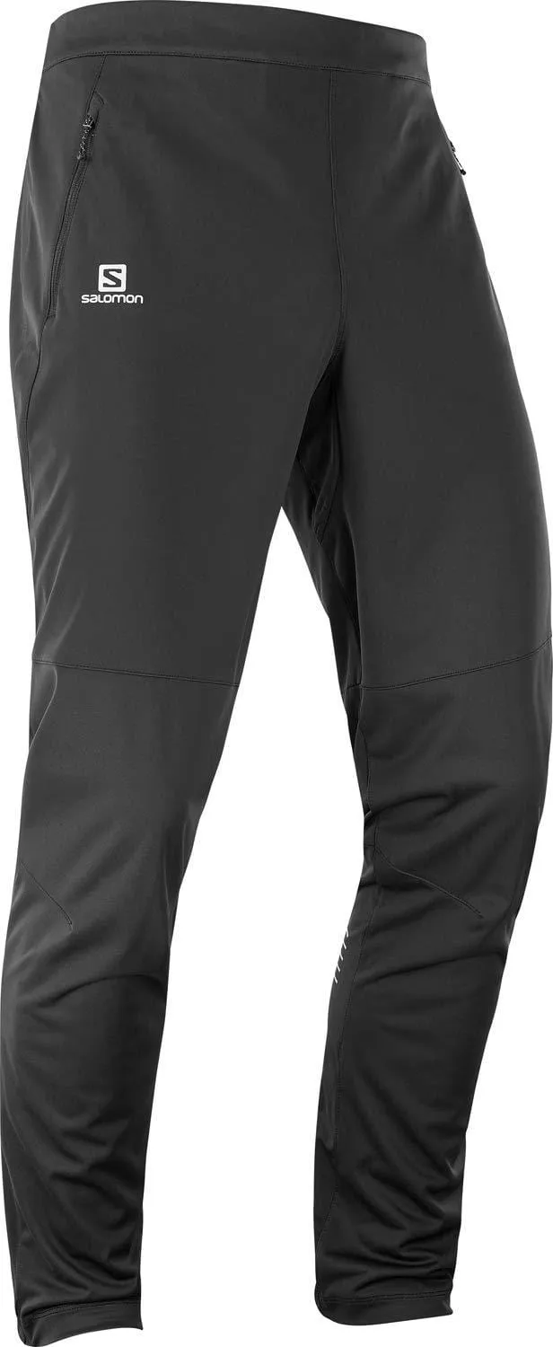 Salomon Softshell XC Ski Pants Black Mens Sz XL