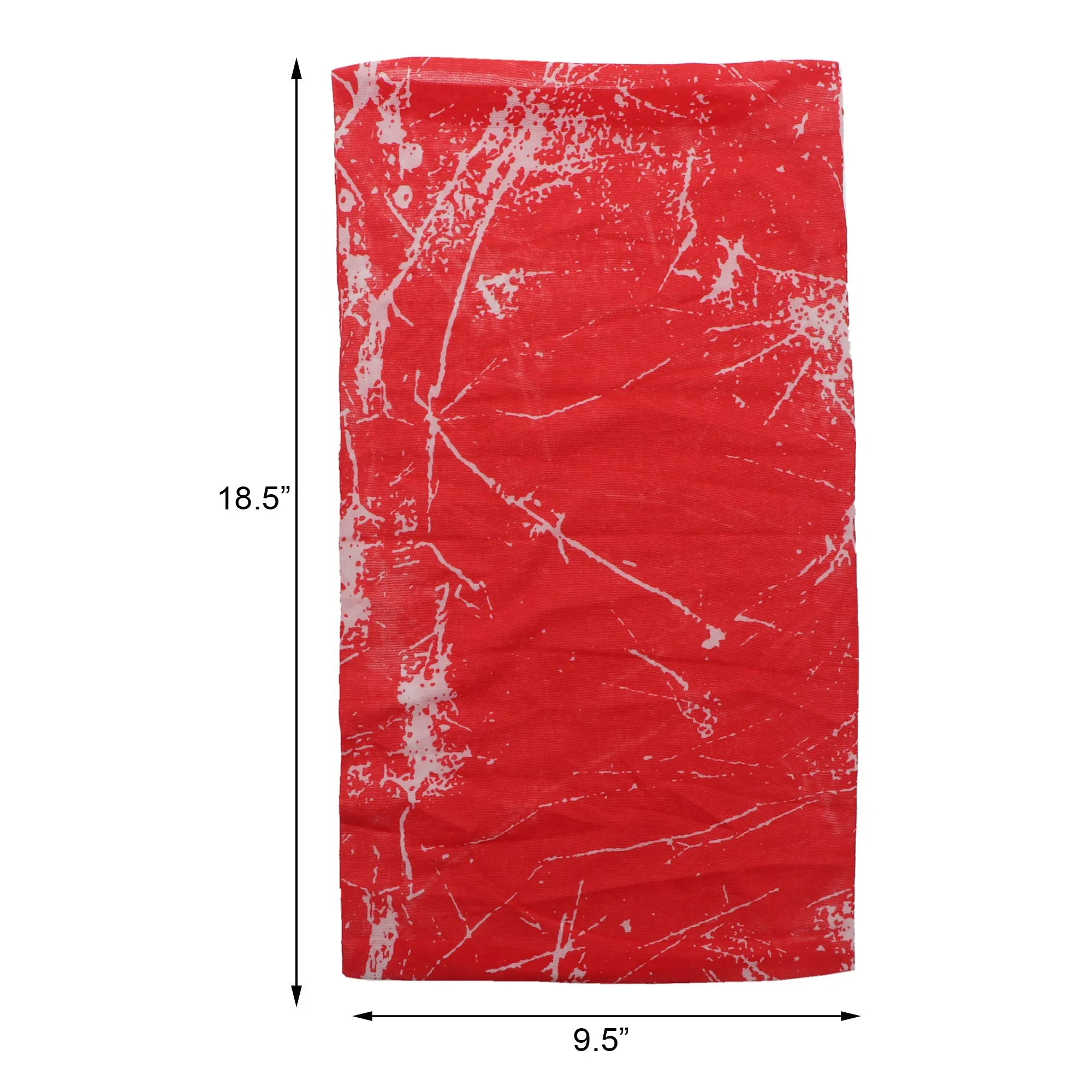 Seamless Paint Splattered Face Mask Neck Gaiter