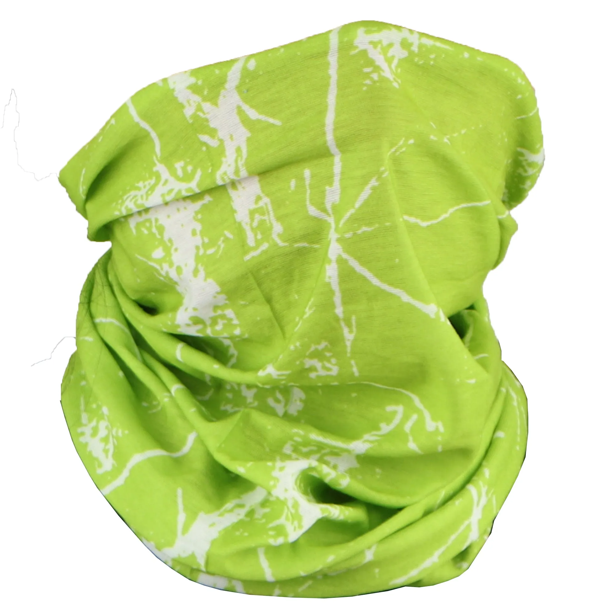 Seamless Paint Splattered Face Mask Neck Gaiter