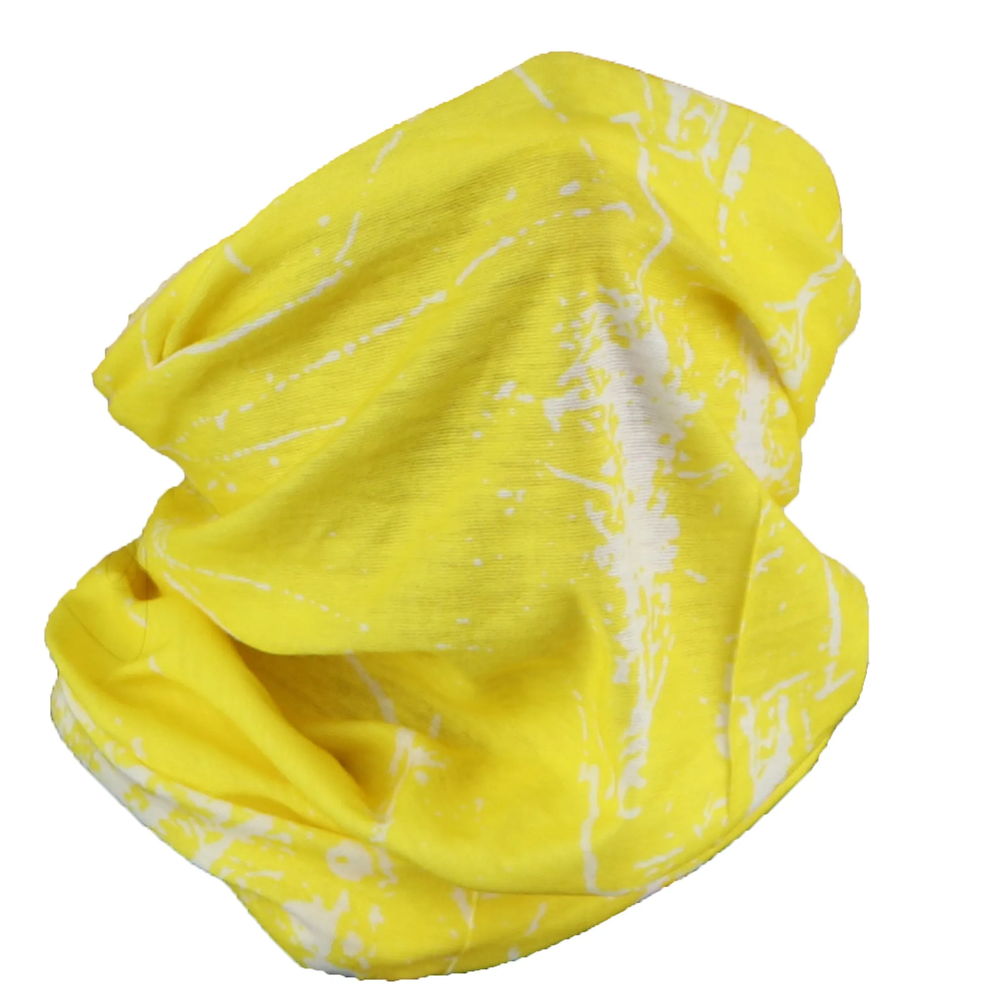 Seamless Paint Splattered Face Mask Neck Gaiter