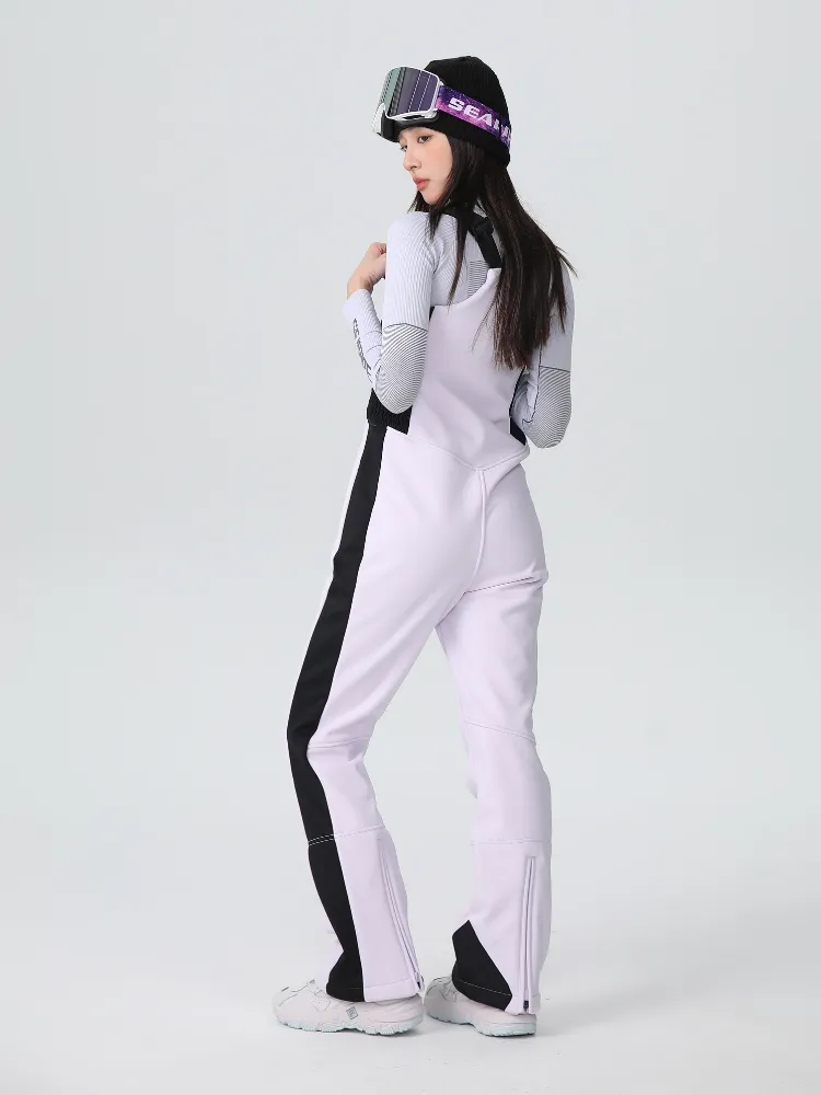 Searipe Stretch Fleece-Lined Snow Bib - Women's