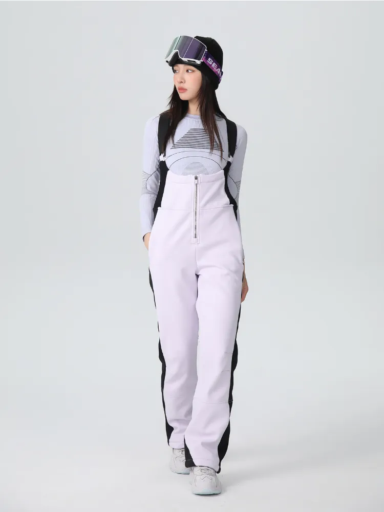 Searipe Stretch Fleece-Lined Snow Bib - Women's