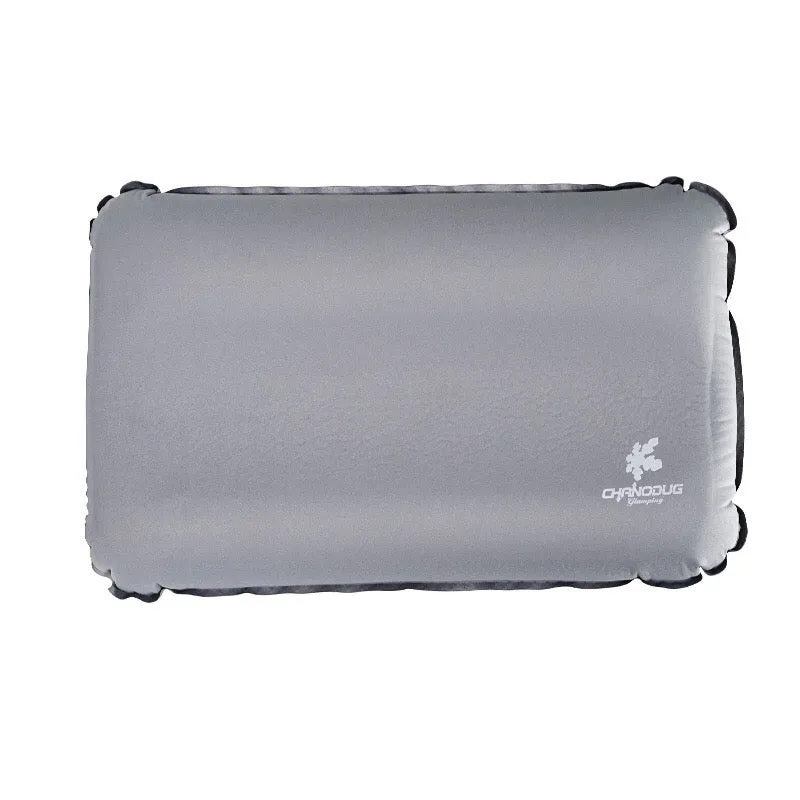 Self Inflating Camping Pillow with Ergonomic 3D Support, Foam Inflatable Travel Pillow