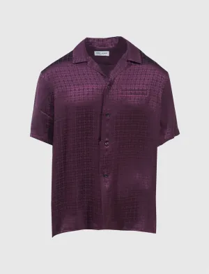 SHORT SLEEVE SILK SHIRT