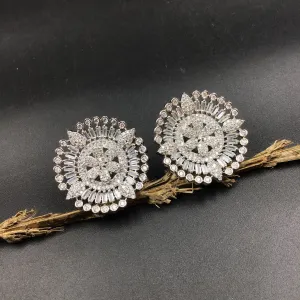 Silver Zircon/AD Earring 18333-5515