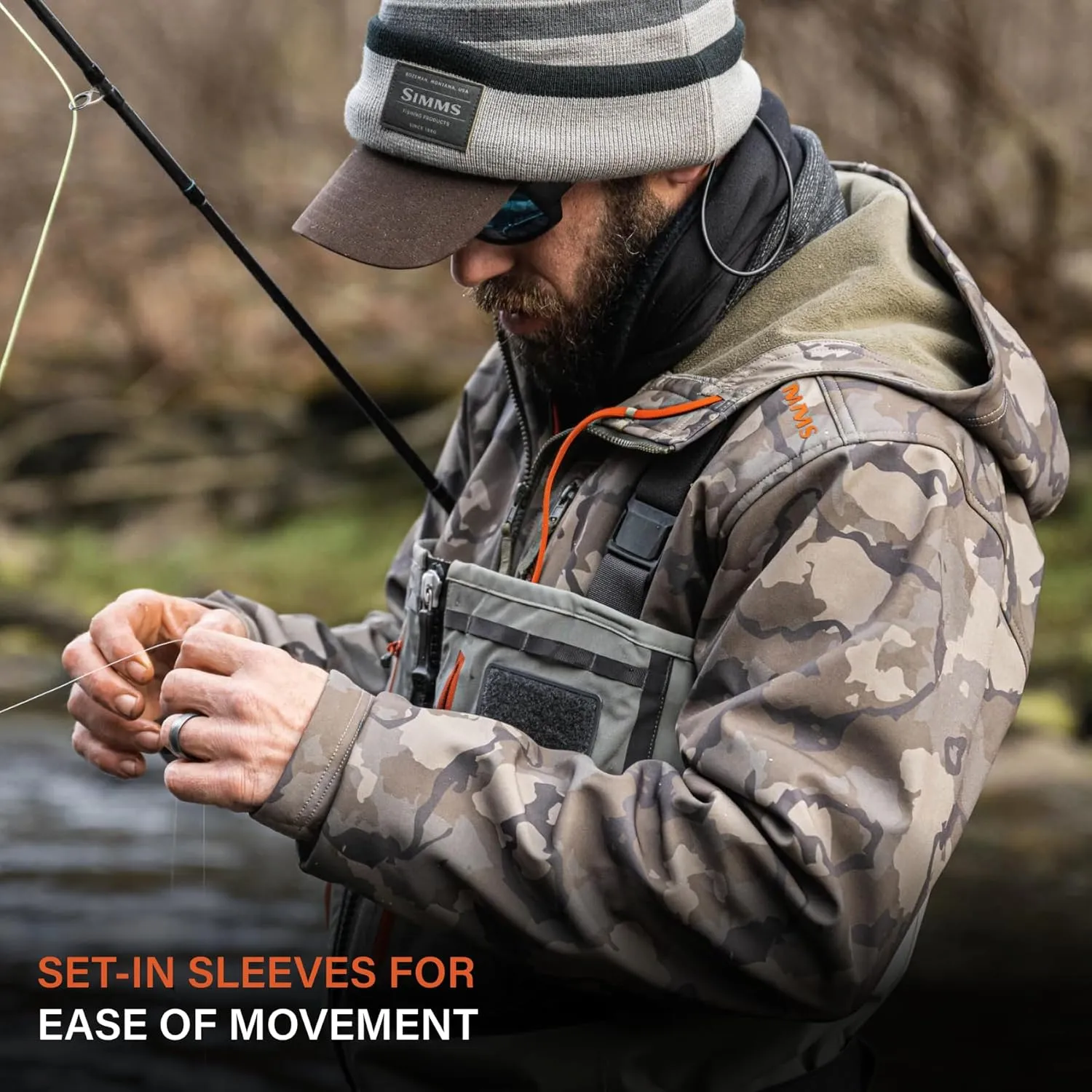 Simms Rogue Fleece Hoody, Water Resistant Sweatshirt