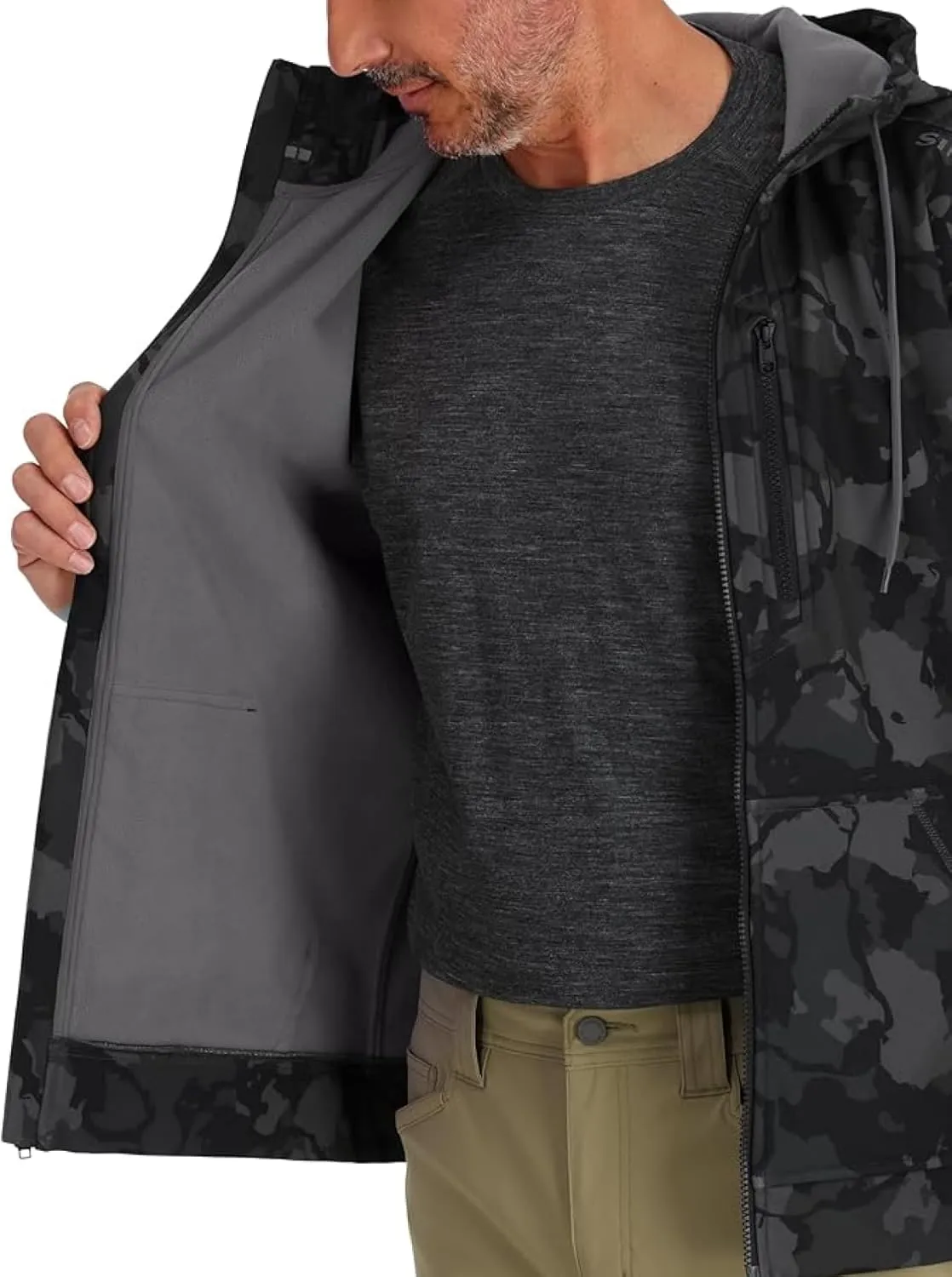 Simms Rogue Fleece Hoody, Water Resistant Sweatshirt
