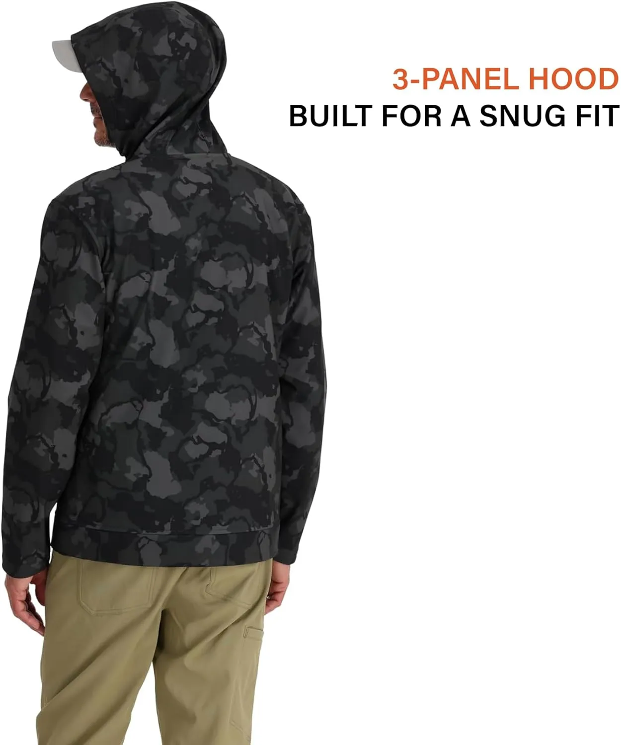 Simms Rogue Fleece Hoody, Water Resistant Sweatshirt