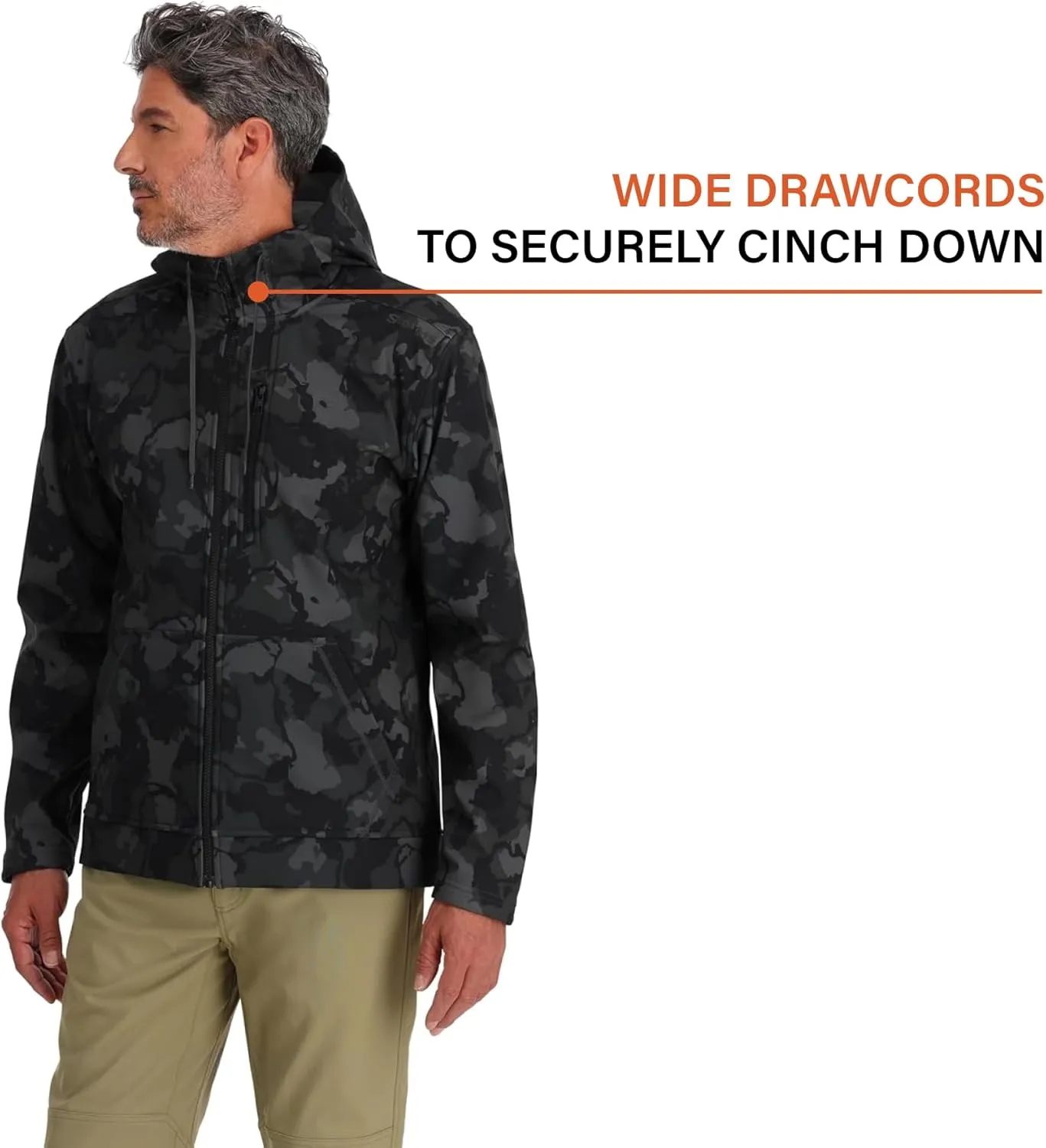 Simms Rogue Fleece Hoody, Water Resistant Sweatshirt