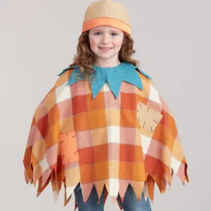 Simplicity Sewing Pattern 9351 Children's Halloween Poncho Costumes and hats