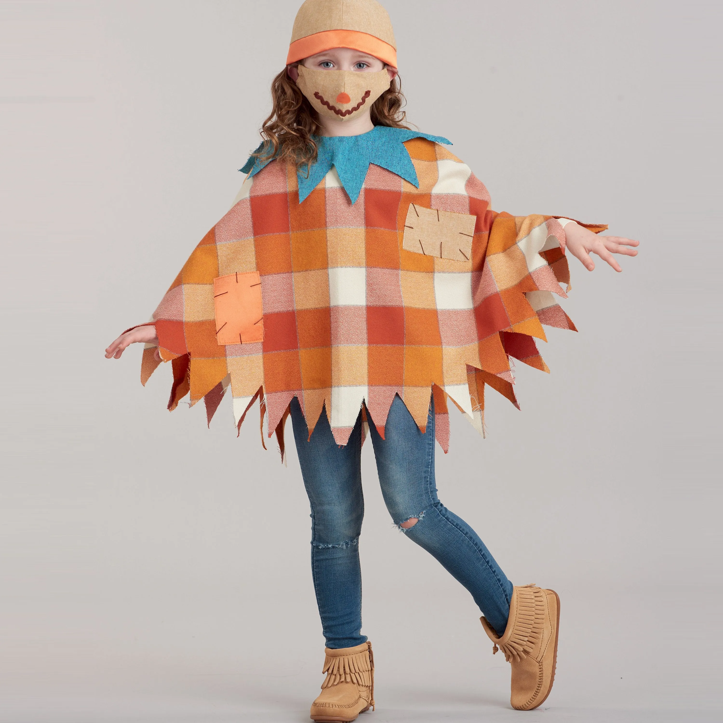 Simplicity Sewing Pattern 9351 Children's Halloween Poncho Costumes and hats