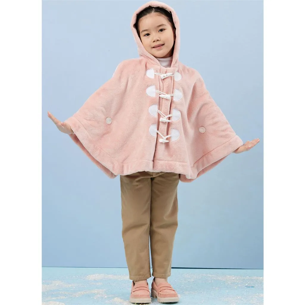 Simplicity Sewing Pattern S3043 Children's and Girls' Ponchos