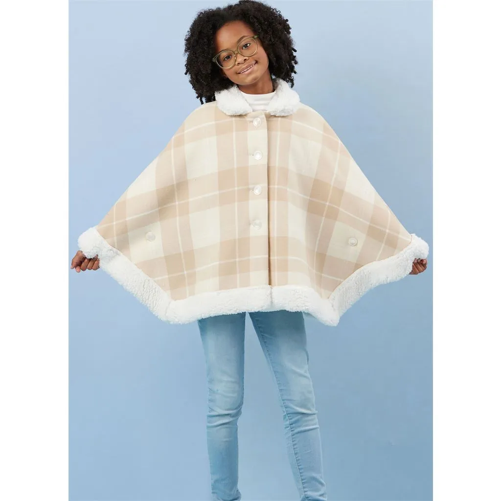 Simplicity Sewing Pattern S3043 Children's and Girls' Ponchos