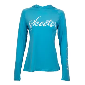 Skeeter AFTCO Ladies Samurai Hooded Long Sleeve - Horizon Blue
