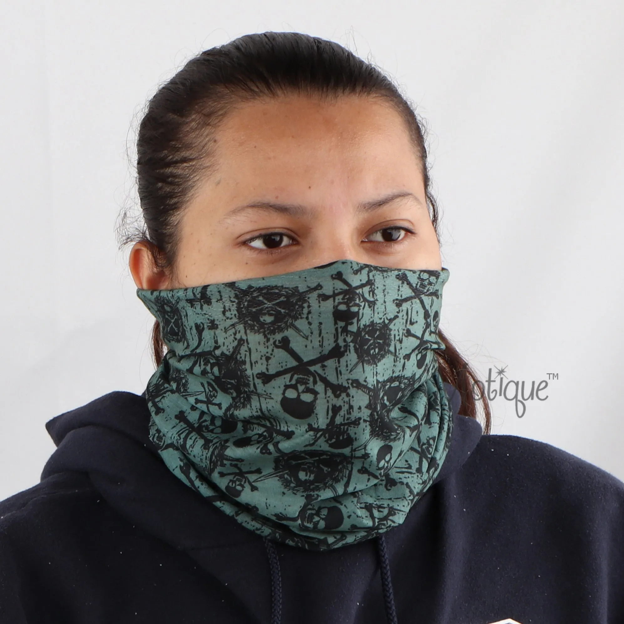 Skull Design Seamless Tube Neck Gaiter
