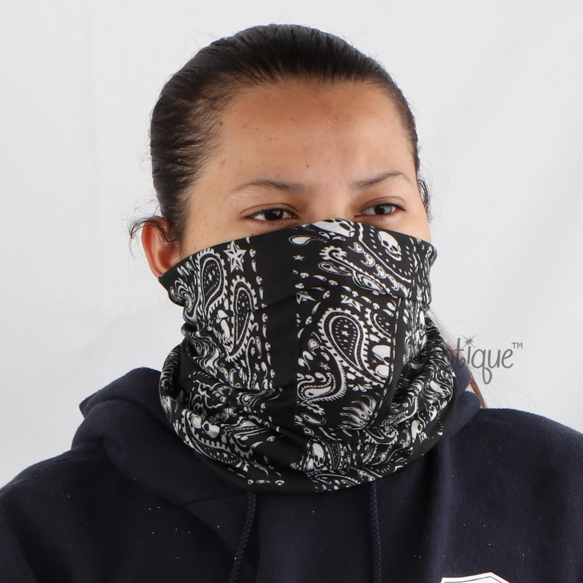 Skull Design Seamless Tube Neck Gaiter