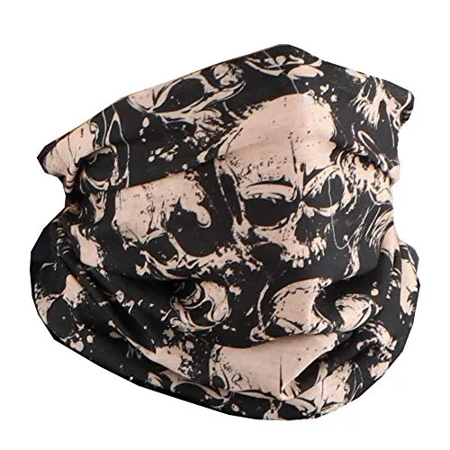Skull Design Seamless Tube Neck Gaiter