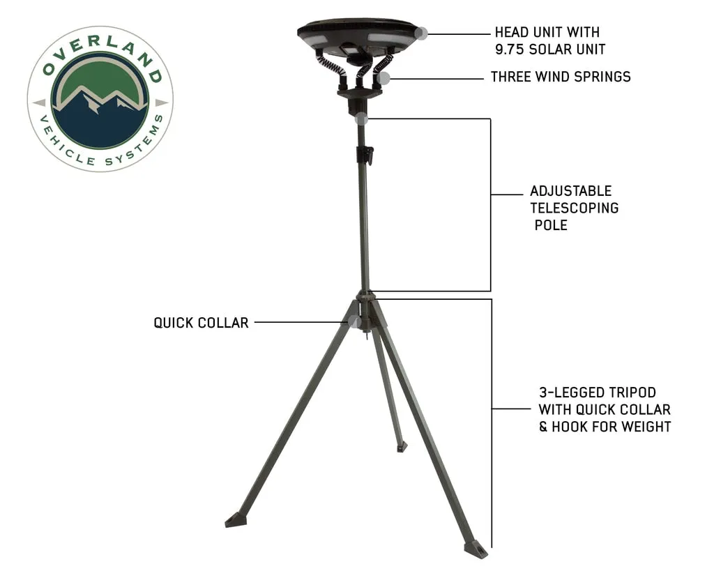 Solar Camping Light Pods & Speaker Universal Wild Land Overland Vehicle Systems