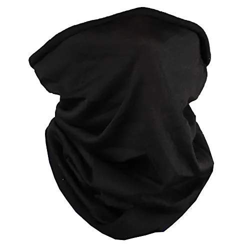 Solid Seamless Tube Bandana Neck Gaiter