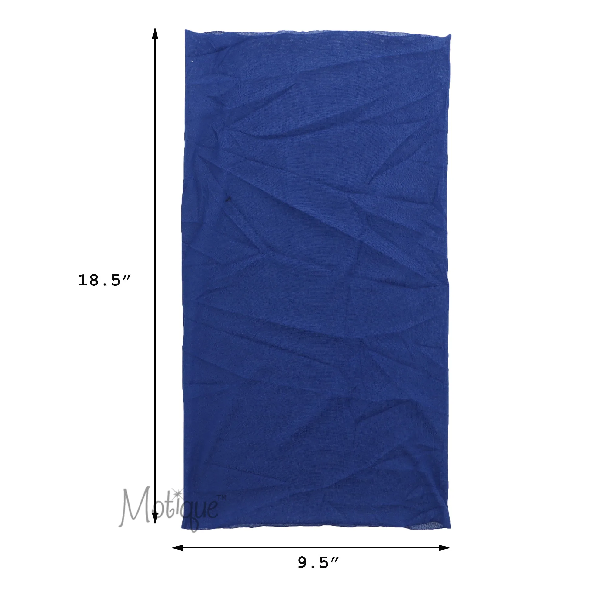 Solid Seamless Tube Bandana Neck Gaiter