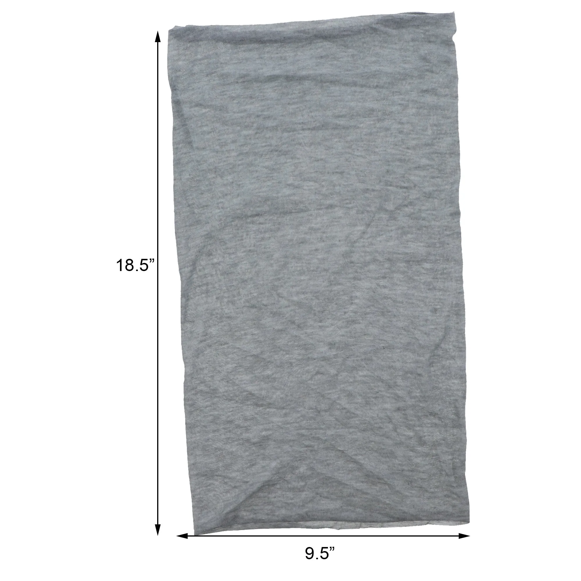 Solid Seamless Tube Bandana Neck Gaiter