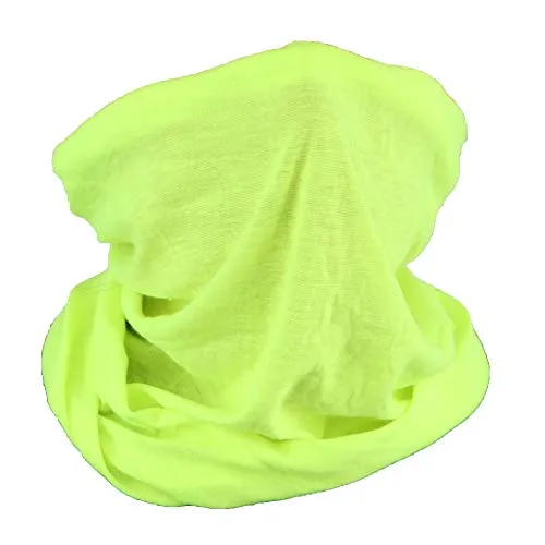 Solid Seamless Tube Bandana Neck Gaiter