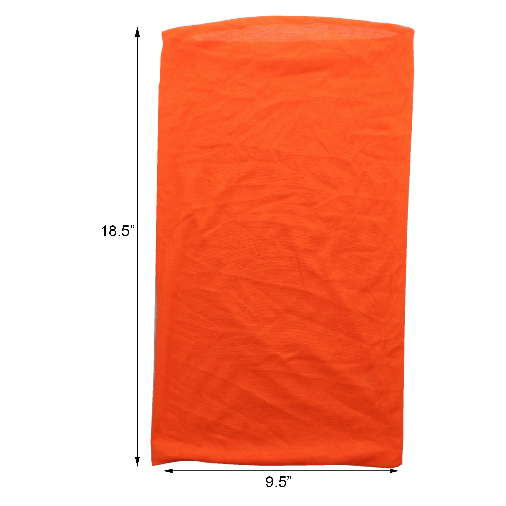 Solid Seamless Tube Bandana Neck Gaiter