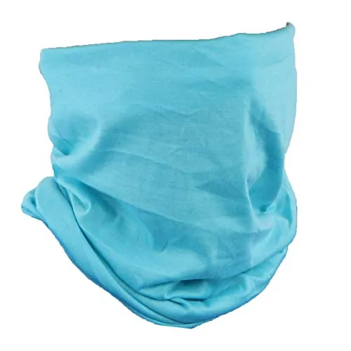 Solid Seamless Tube Bandana Neck Gaiter