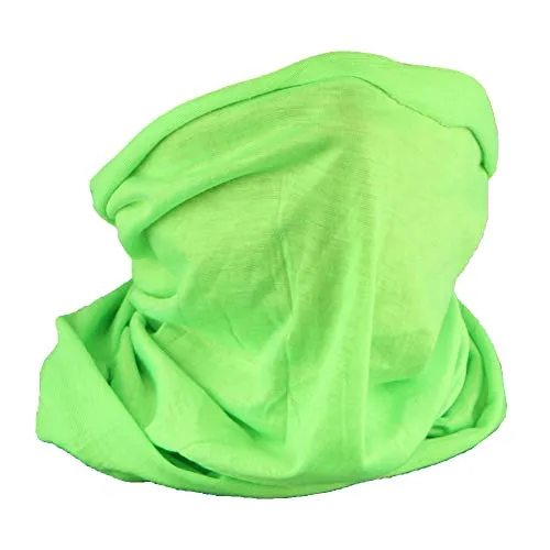 Solid Seamless Tube Bandana Neck Gaiter