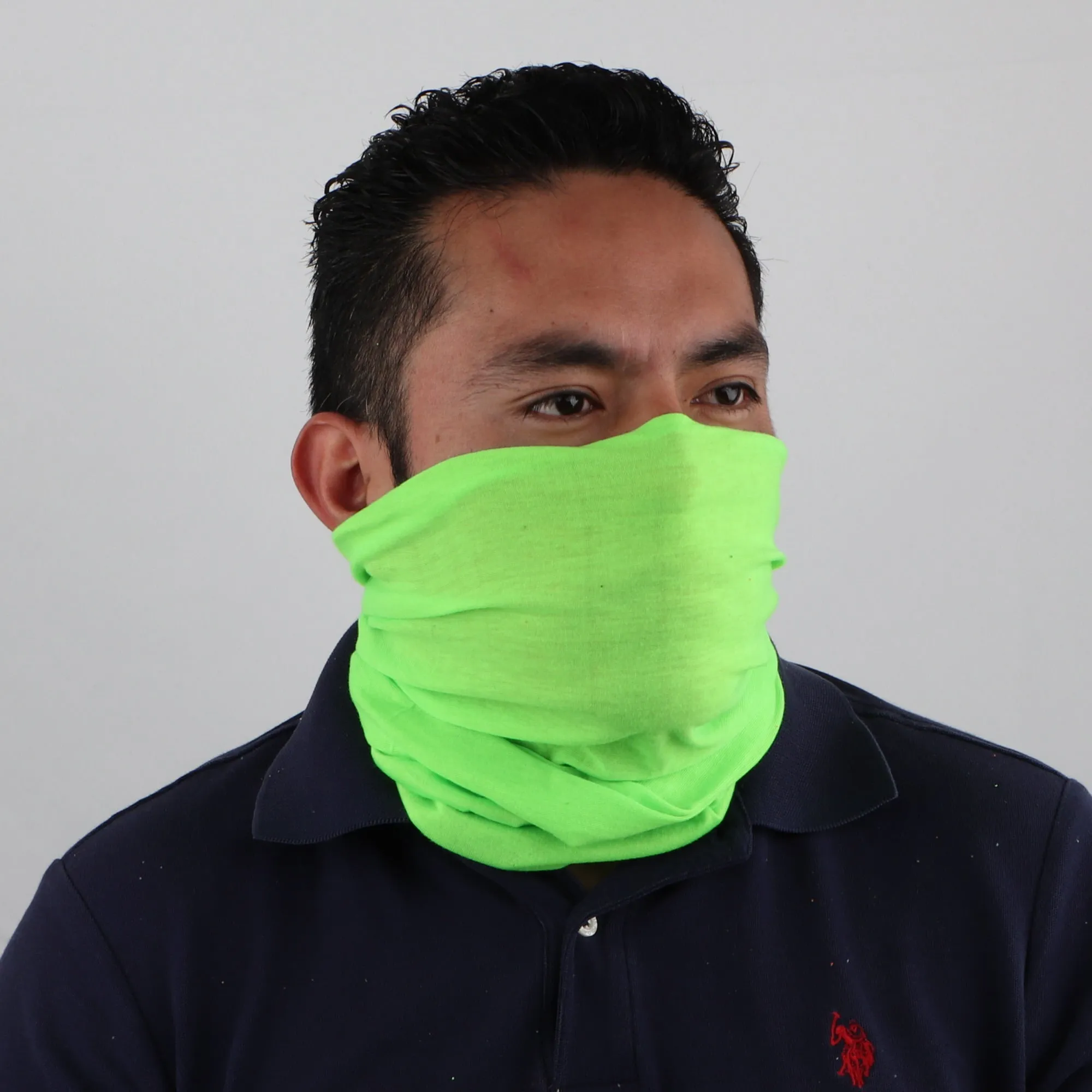 Solid Seamless Tube Bandana Neck Gaiter